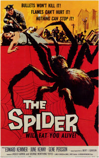 The Spider Movie Poster Print showcasing captivating cinema artwork.