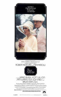 The Great Gatsby Movie Poster showcasing the glamour of the Roaring Twenties.