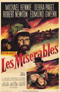 Les Miserables Movie Poster Print featuring classic film art.
