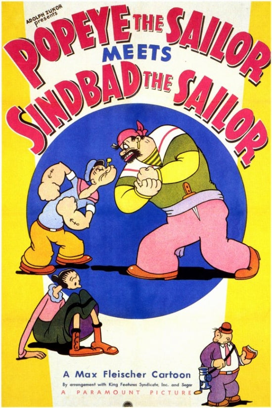 Popeye the Sailor Meets Sinbad the Sailor Movie Poster