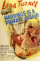 Marriage is a Private Affair Movie Poster Print