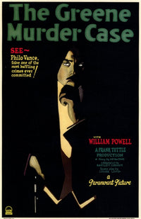 The Greene Murder Case Movie Poster Print featuring classic cinema design.