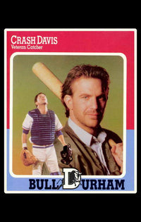 Bull Durham Movie Poster Print showcasing classic film artwork
