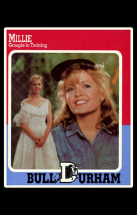 Bull Durham Movie Poster Print featuring iconic baseball film art.
