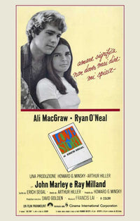 Love Story Movie Poster Print capturing iconic romance artwork.