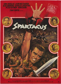 Spartacus Movie Poster Print showcasing powerful imagery from the classic film.