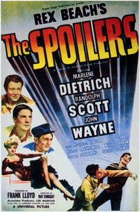 The Spoilers Movie Poster Print - Classic Western Film Art