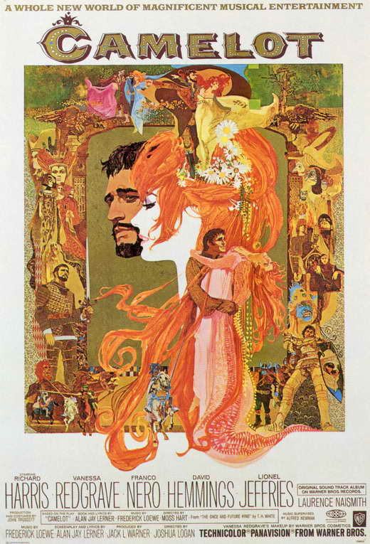 Camelot Movie Poster Print featuring classic film art.