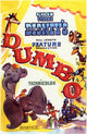Dumbo Movie Poster Print featuring the beloved Disney character Dumbo.