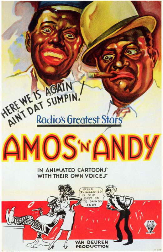 Amos 'N' Andy Cartoons Movie Poster Print (11 x 17)