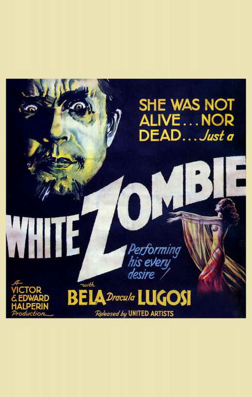 White Zombie Movie Poster Print 11x17 | Pop Culture Graphics