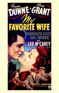 My Favorite Wife Movie Poster Print 11x17 - Classic Film Decor