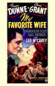 My Favorite Wife Movie Poster Print 11x17 - Classic Film Decor