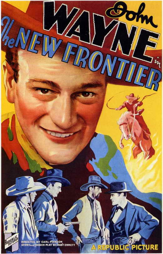The New Frontier Movie Poster Print showcasing adventure and exploration themes.