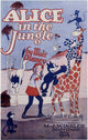 Alice in the Jungle Movie Poster Print featuring whimsical adventure scenes.