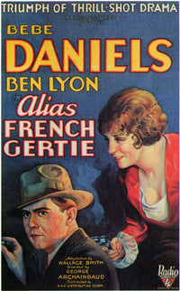 Alias French Gertie Movie Poster Print on premium paper