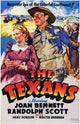 The Texans Movie Poster Print showcasing classic Western film imagery.