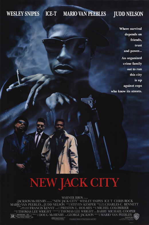 New Jack City Movie Poster Print featuring iconic film imagery.
