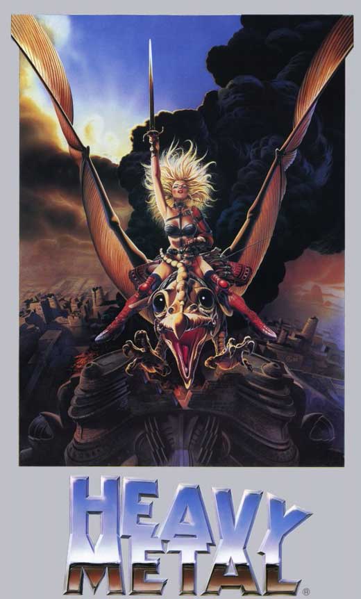 Heavy Metal Movie Poster Print - Vibrant Art for Fans