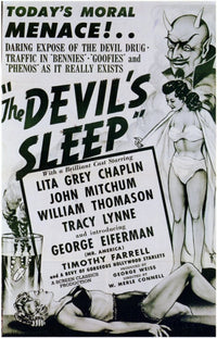 The Devils Sleep Movie Poster showcasing classic horror art.