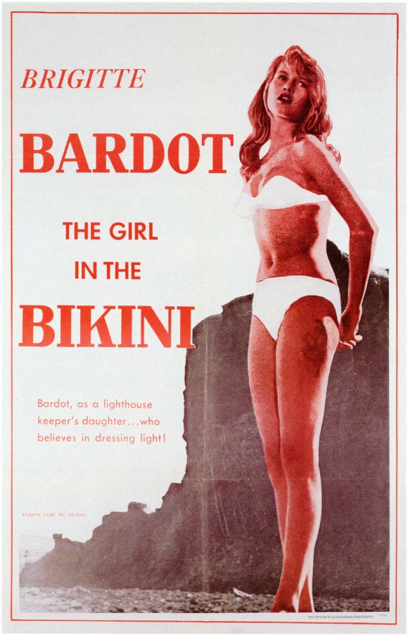 The Girl in the Bikini movie poster print showcasing vintage film art.
