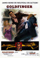 Goldfinger Movie Poster Print featuring iconic James Bond artwork.