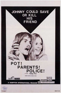 Pot! Parents! Police! Movie Poster Print showcasing quirky humor and vibrant design.