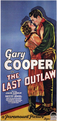 The Last Outlaw Movie Poster Print 11x17