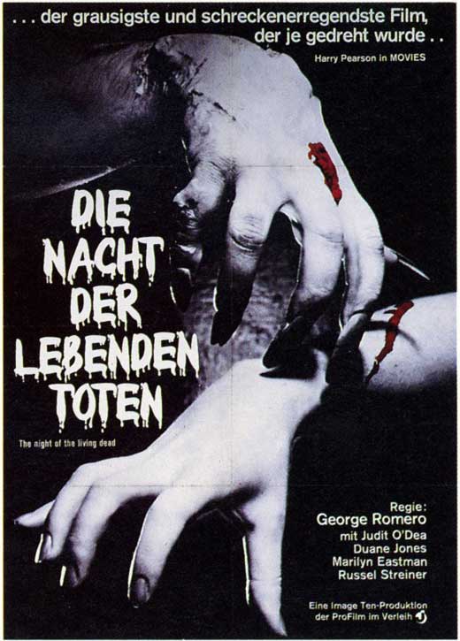 Night of the Living Dead Movie Poster Print for classic horror fans.