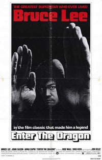 Enter the Dragon Movie Poster Print featuring Bruce Lee.