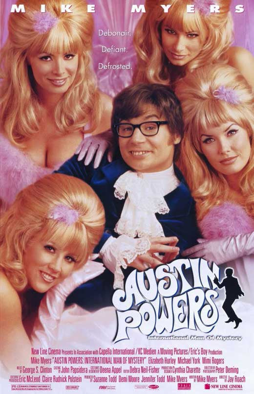 Austin Powers: International Man of Mystery Movie Poster Print (11x17)