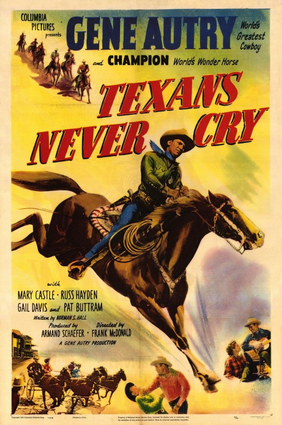 Texans Never Cry Movie Poster Print (11x17) | Posterazzi