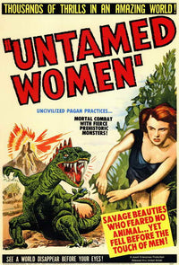 Untamed Women Movie Poster Print showcasing fierce beauty and independence.
