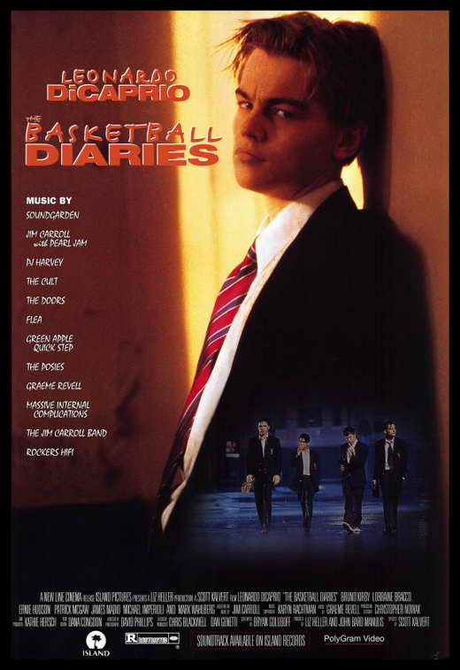 The Basketball Diaries Movie Poster Print showcasing intense imagery.