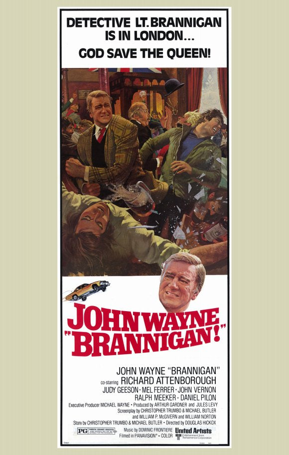 Brannigan Movie Poster Print showcasing iconic film art.