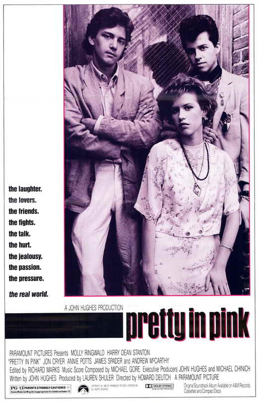 Pretty in Pink Movie Poster Print (11x17) - Pop Culture Graphics