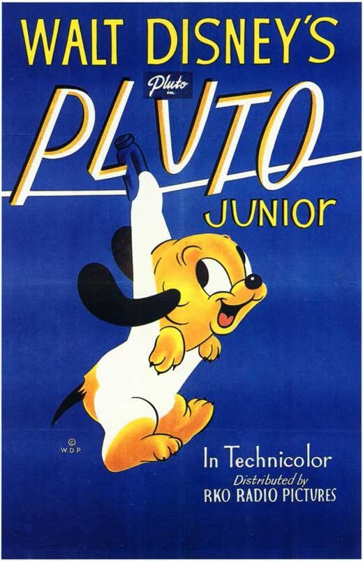 Pluto Junior Movie Poster Print (11x17) | Pop Culture Graphics