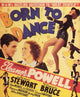Born to Dance Movie Poster Print showcasing vibrant dance imagery.