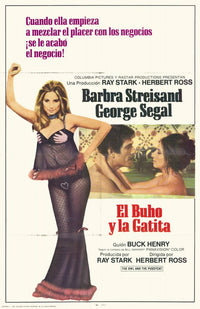 The Owl and the Pussycat Movie Poster Print featuring whimsical design.