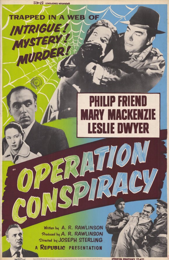 Operation Conspiracy Movie Poster Print showcasing thrilling espionage theme.