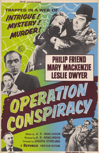 Operation Conspiracy Movie Poster Print showcasing thrilling espionage theme.