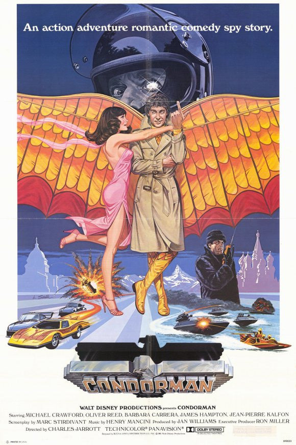 Condorman Movie Poster Print (11x17) - Pop Culture Graphics