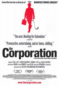 The Corporation Movie Poster Print showcasing cinematic art for home decor.