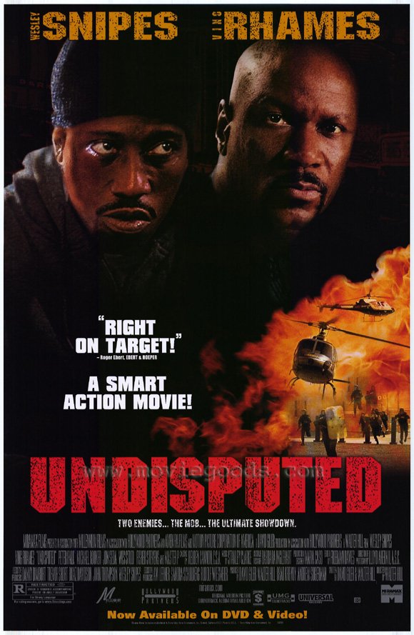 Undisputed Movie Poster Print showcasing dynamic sports artwork.