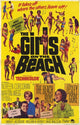 The Girls On the Beach Movie Poster Print showcasing a vibrant summer scene.