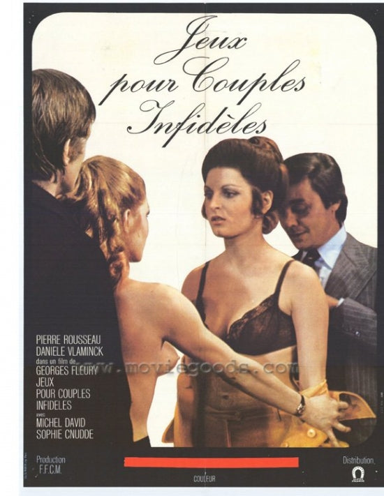 Games for Unfaithful Couples Movie Poster Print featuring a bold design.