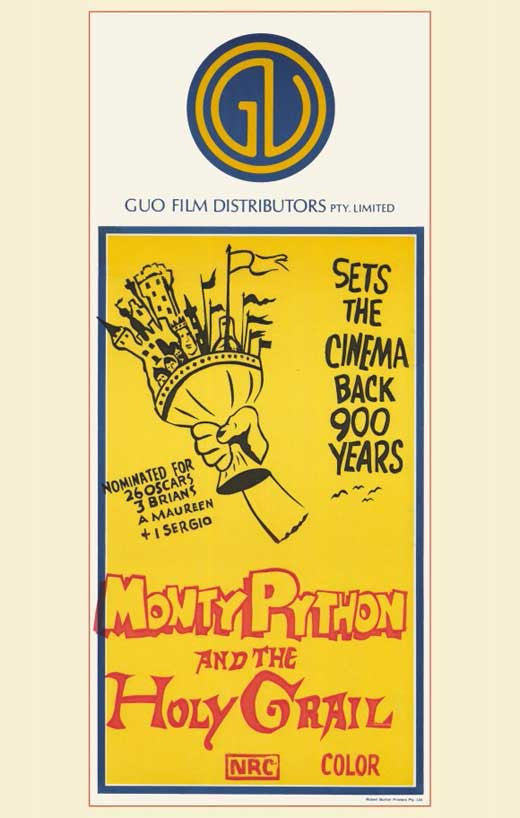 Monty Python and the Holy Grail Movie Poster Print 11x17