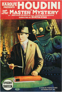 The Master Mystery Movie Poster Print showcasing classic film art
