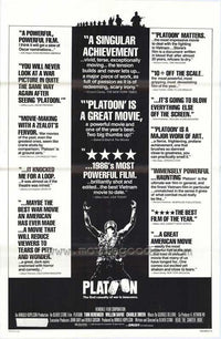 Platoon Movie Poster Print showcasing a powerful scene from the iconic film.