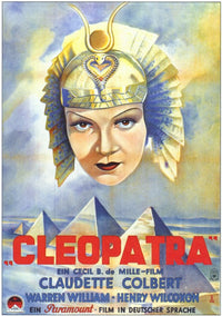 Cleopatra Movie Poster Print showcasing iconic film art.